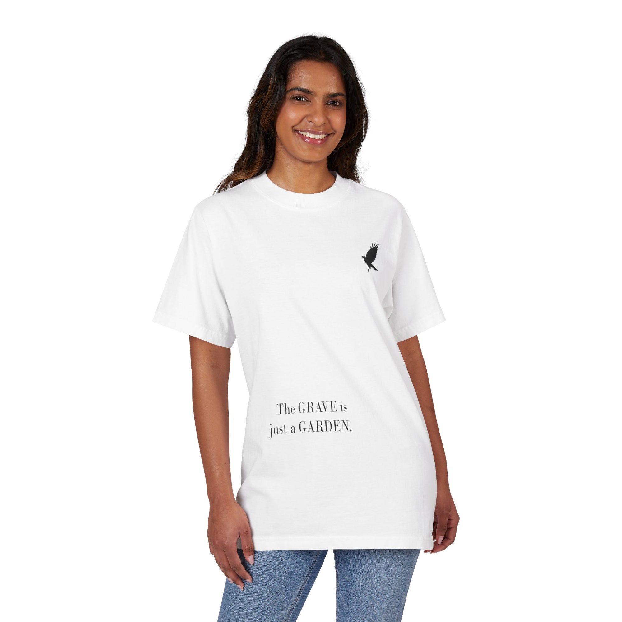Unisex Garment-Dyed Drop-Shoulder T-Shirt