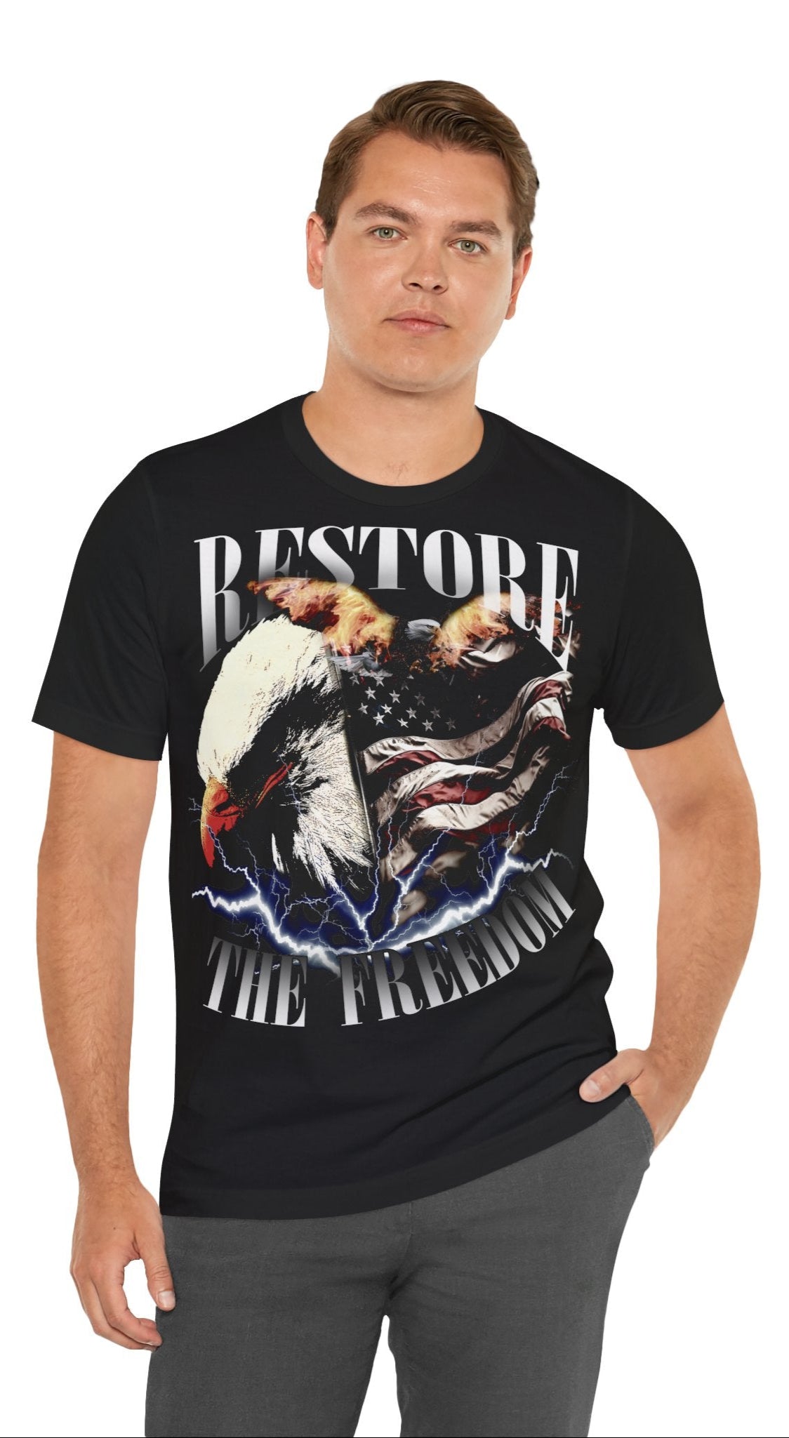 Restore The Freedom Baumwolle T-shirt