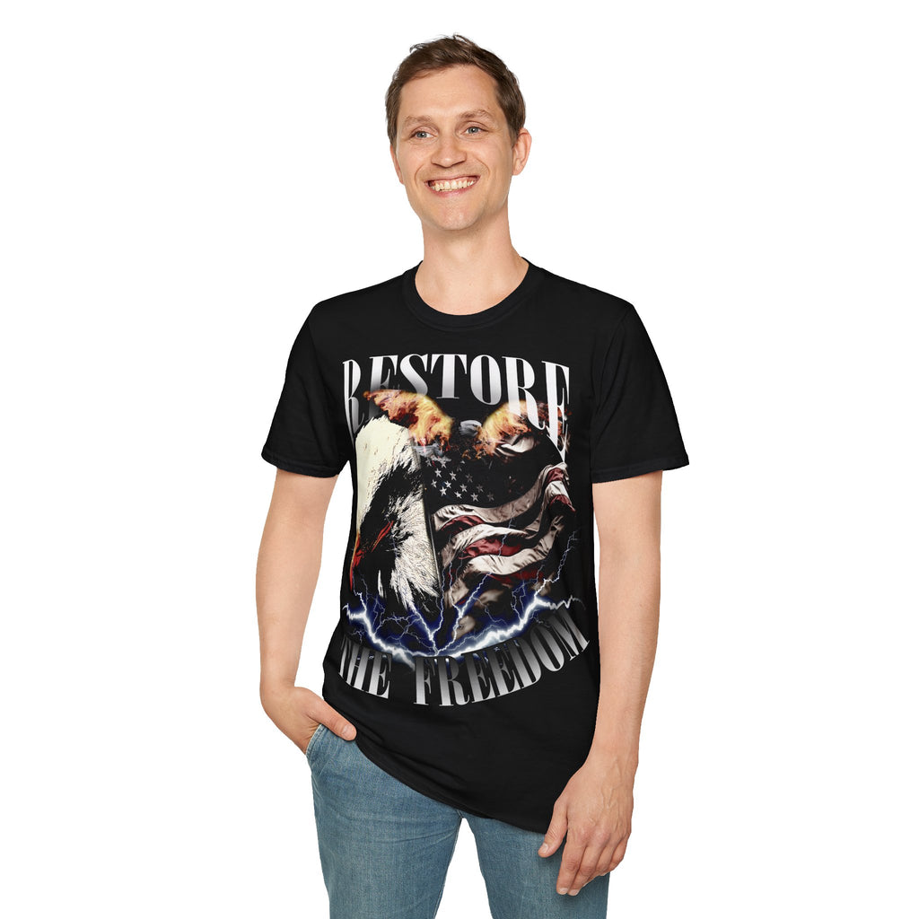 Restore The Freedom Cotton T-shirt