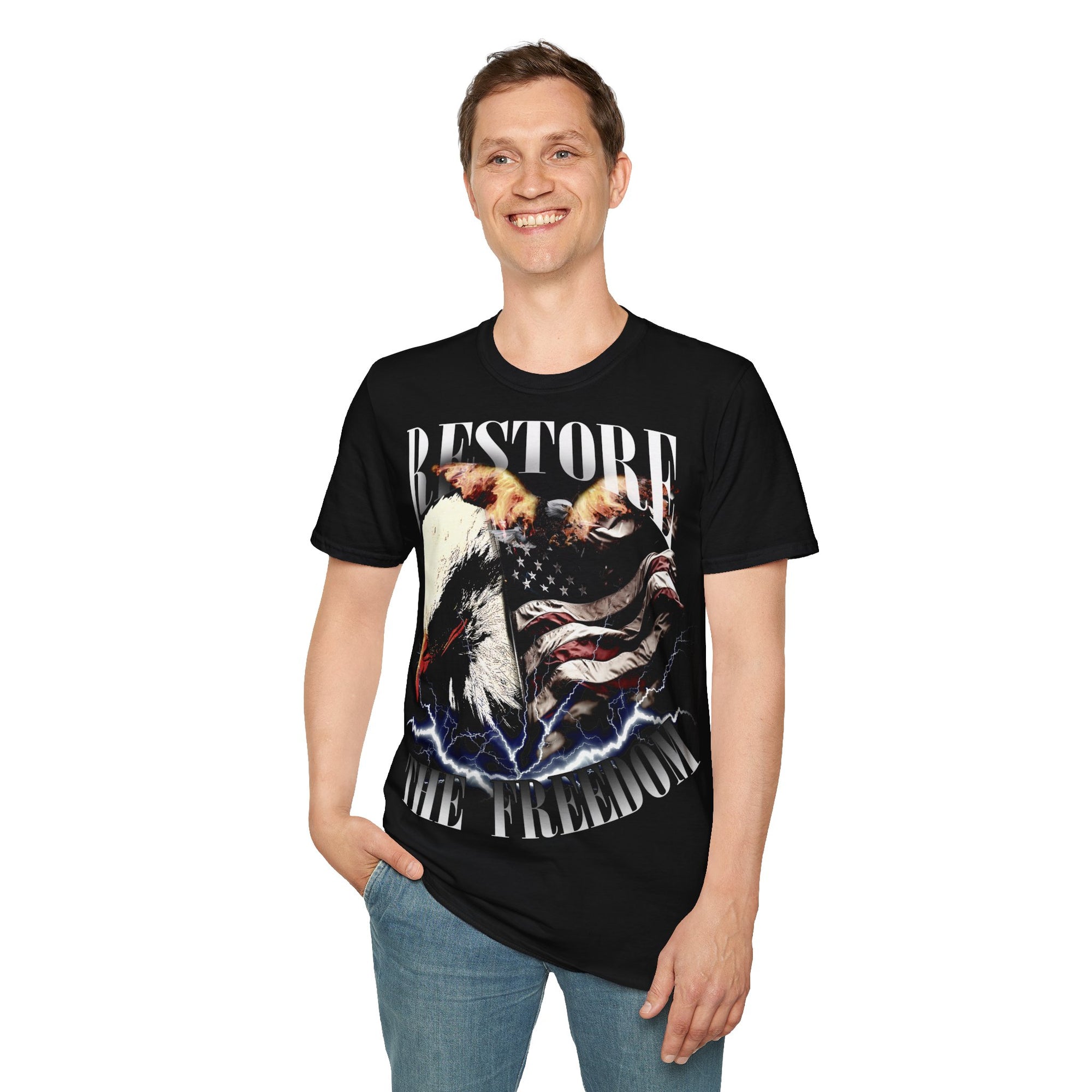 Restore The Freedom Cotton T-shirt