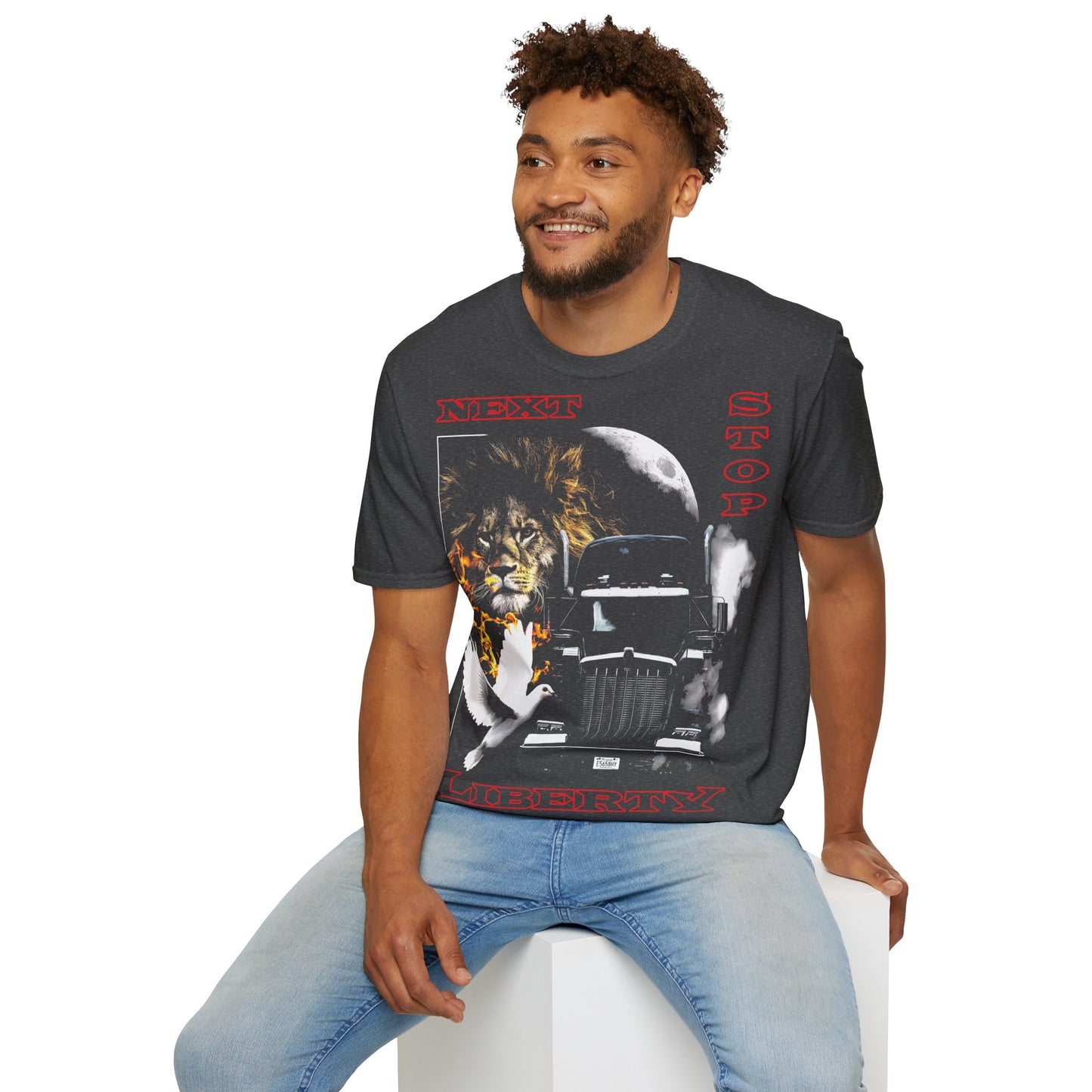 Next Stop Liberty Cotton T-shirt