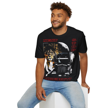 Next Stop Liberty Cotton T-shirt