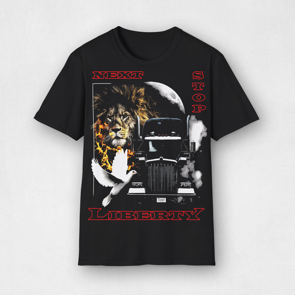 Next Stop Liberty Cotton T-shirt