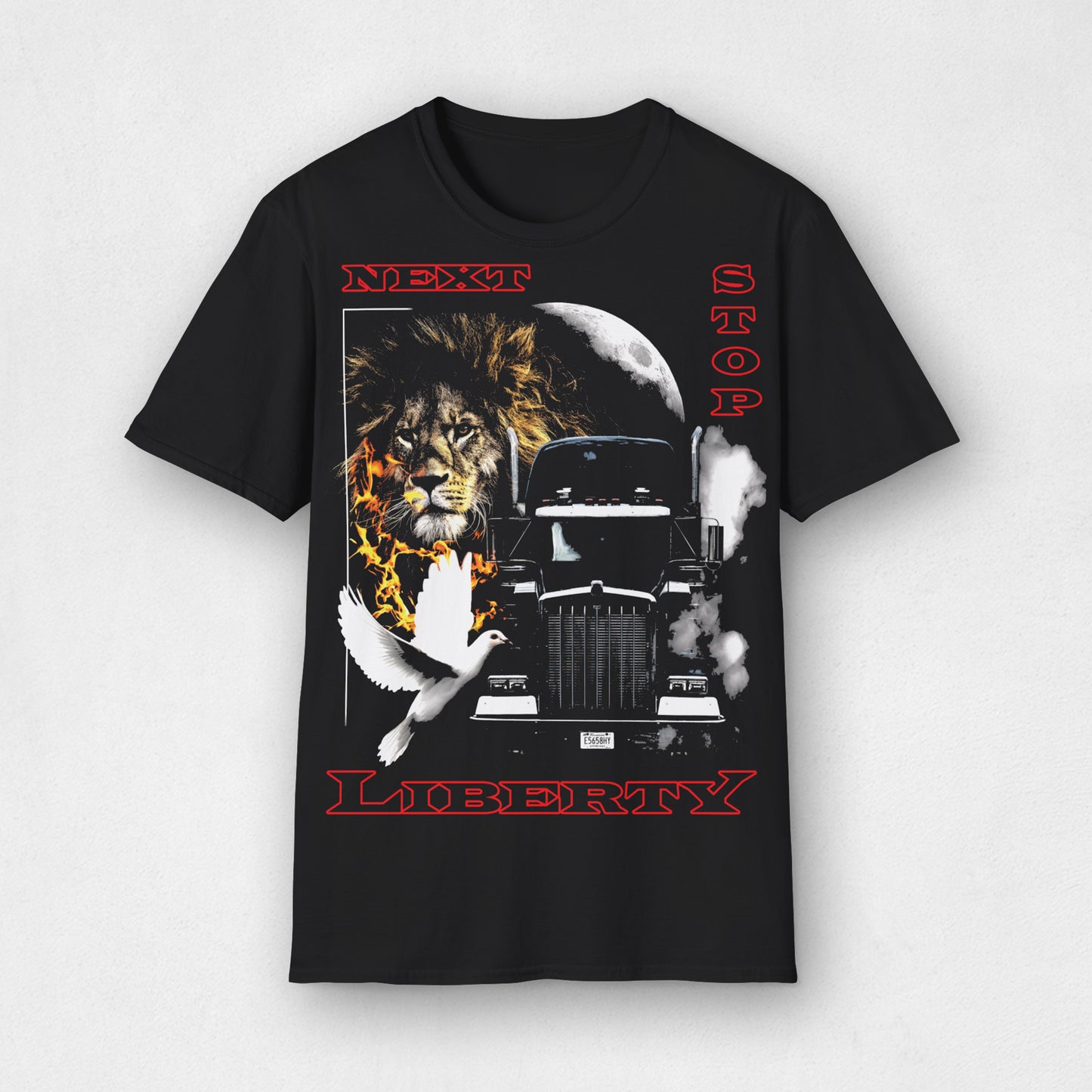 Next Stop Liberty Cotton T-shirt