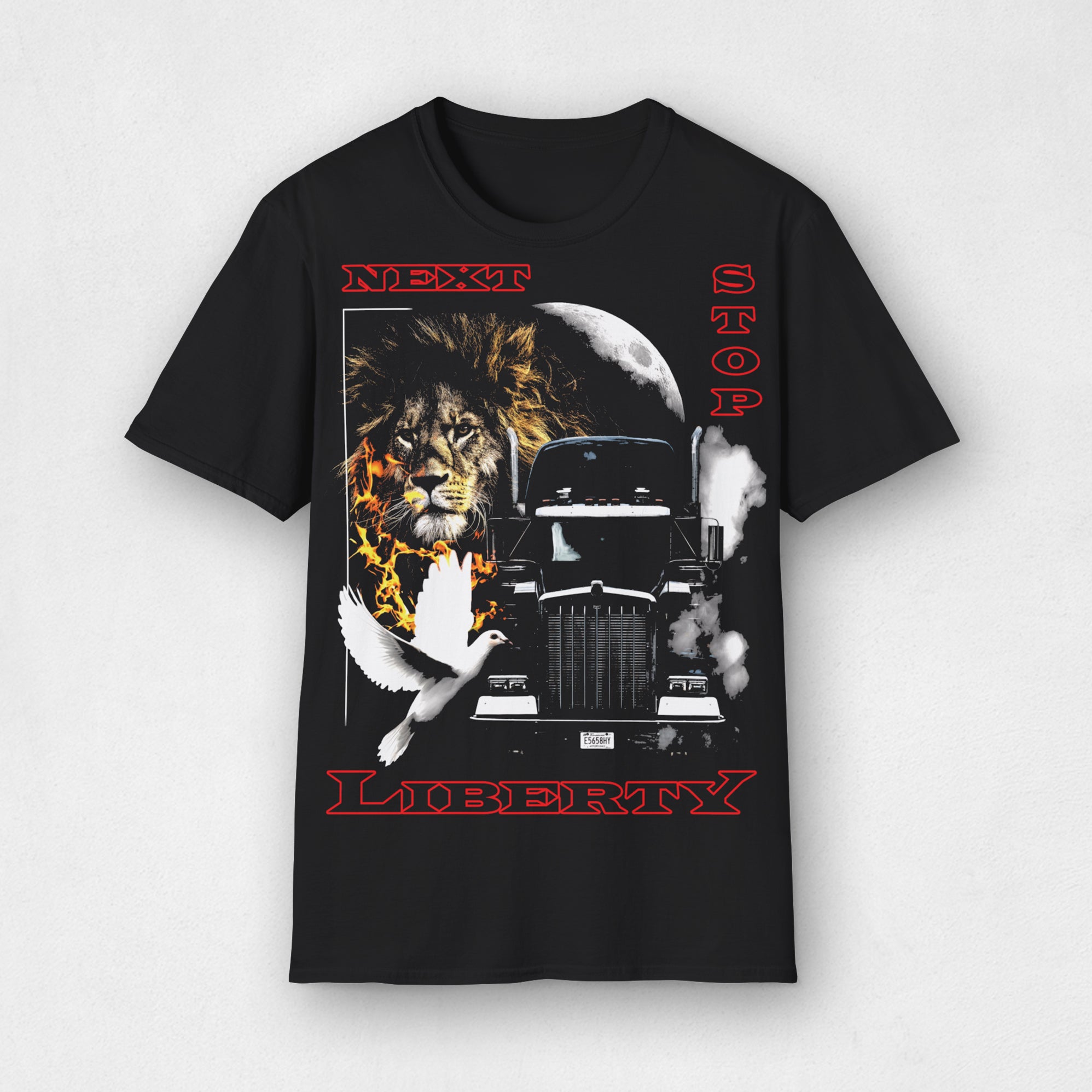 Next Stop Liberty Cotton T-shirt
