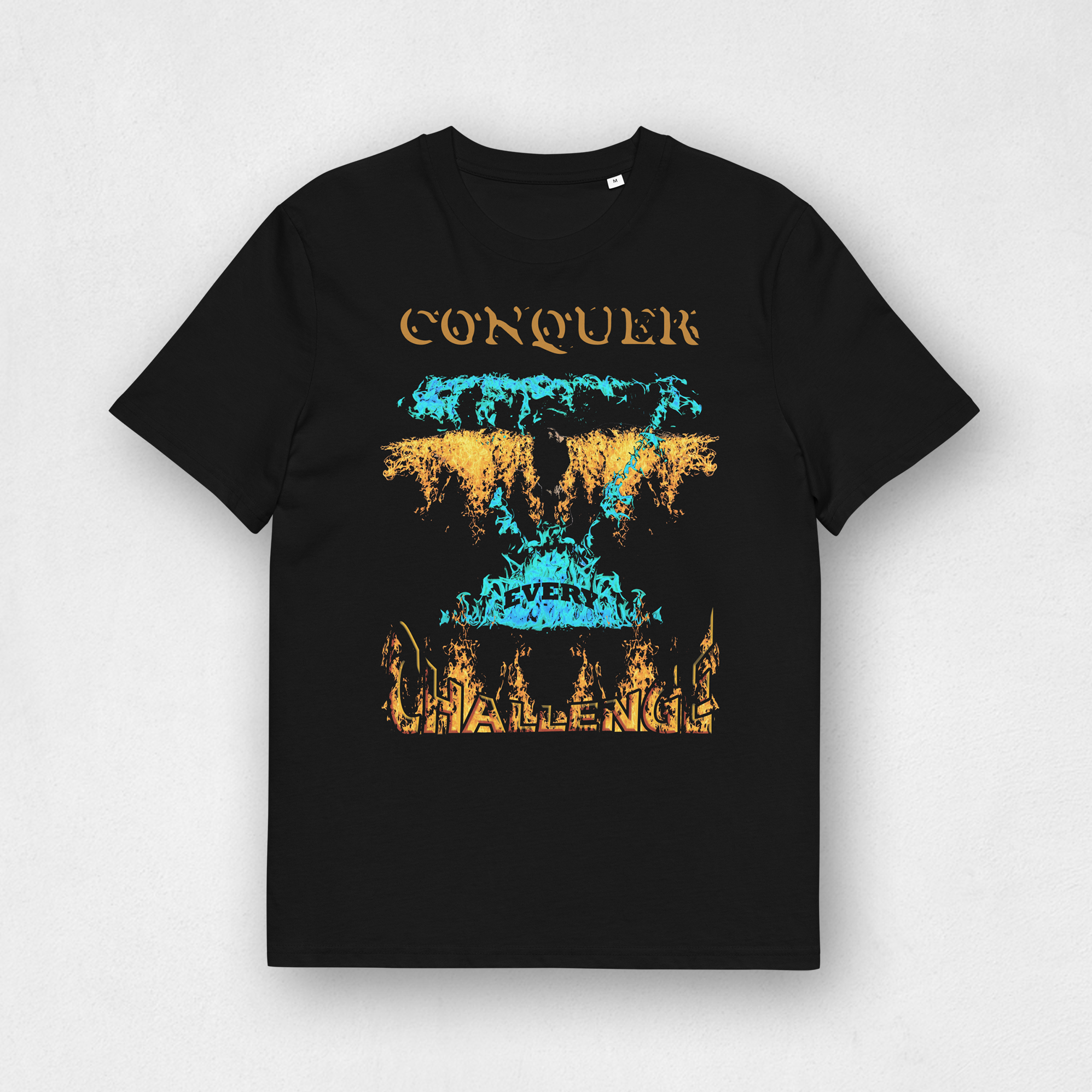 Conquer Every Challenge Baumwoll-T-Shirt