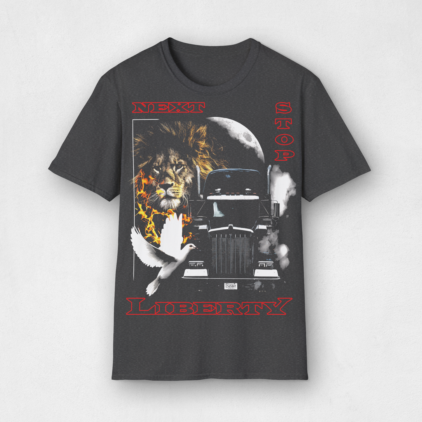 Next Stop Liberty Cotton T-shirt