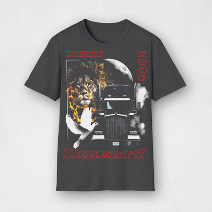Next Stop Liberty Cotton T-shirt