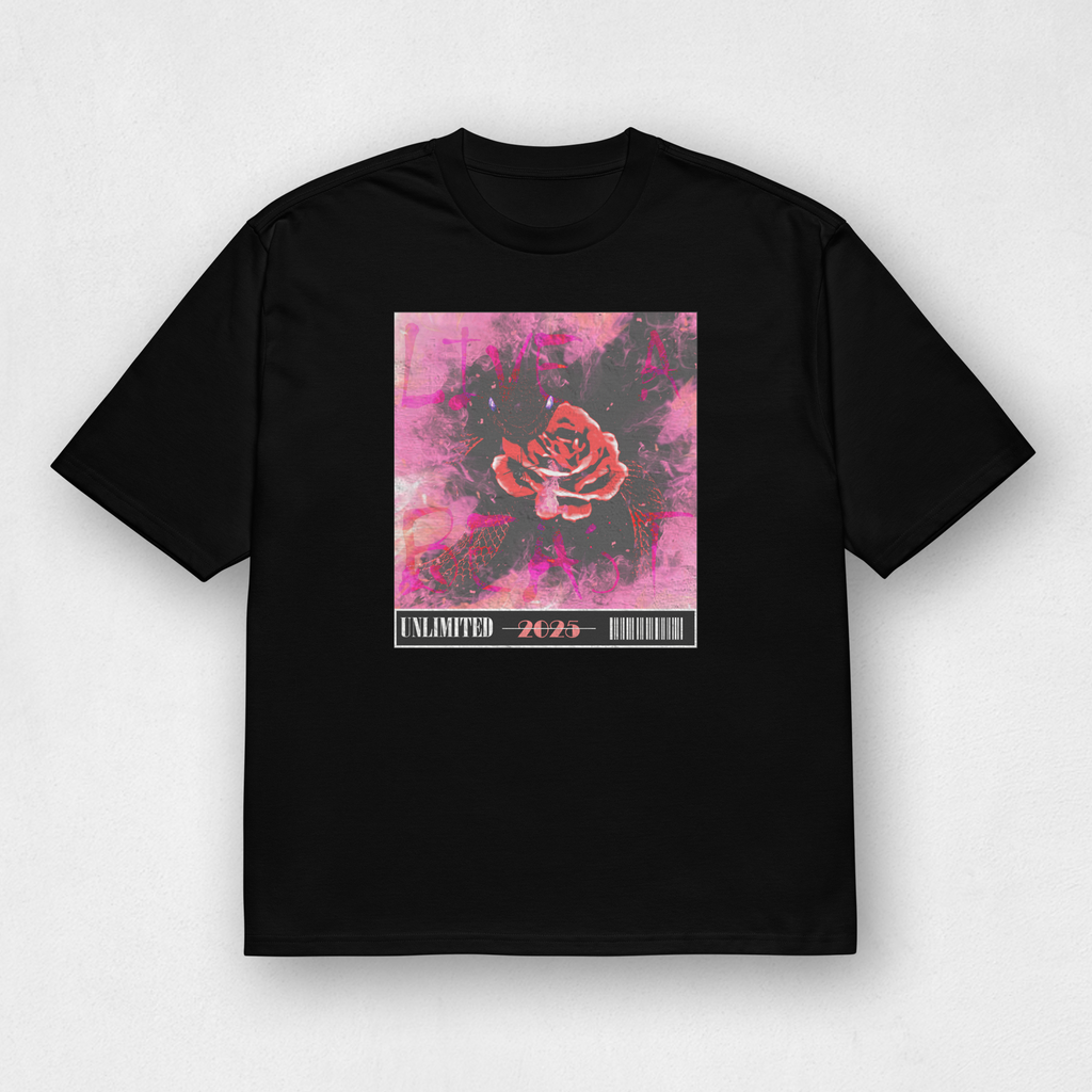 LIVE A BEAST  Oversized T-shirt