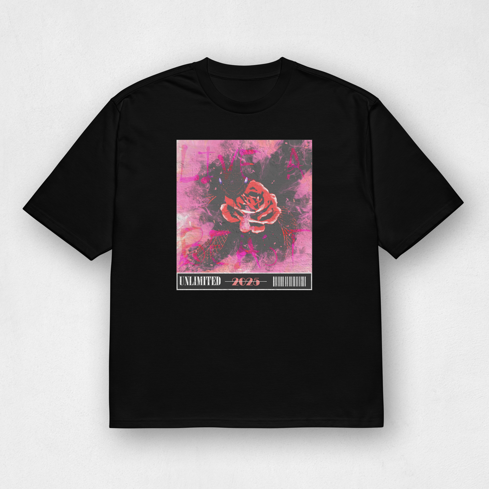 LIVE A BEAST  Oversized T-shirt