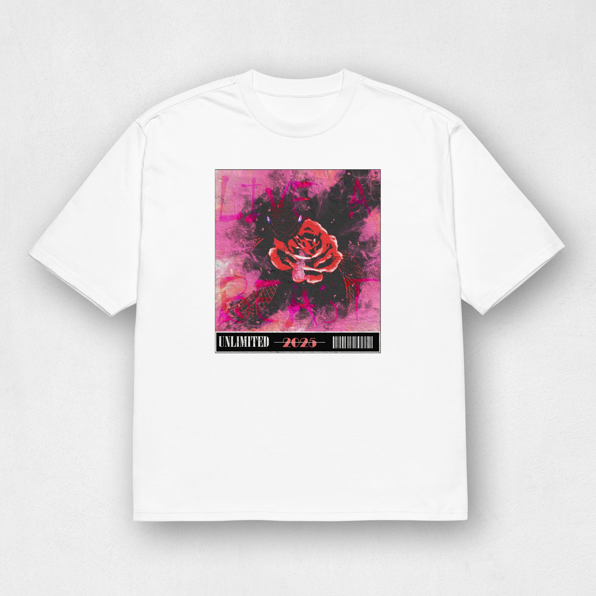 LIVE A BEAST  Oversized T-shirt